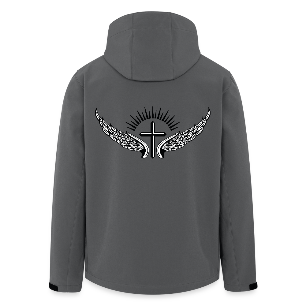 Men's Recycled Softshell Jacket - anthracite