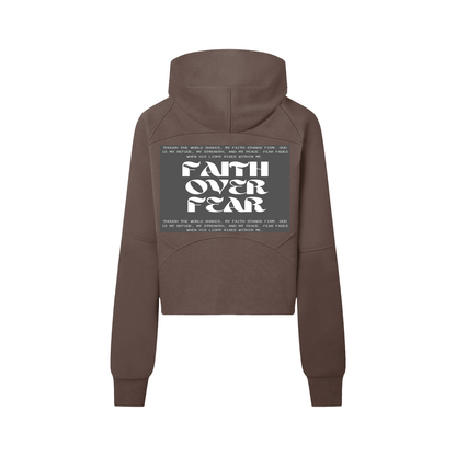 Cropped Half-Zip Hoodie