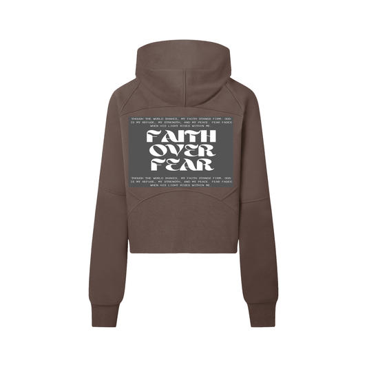 Cropped Half-Zip Hoodie