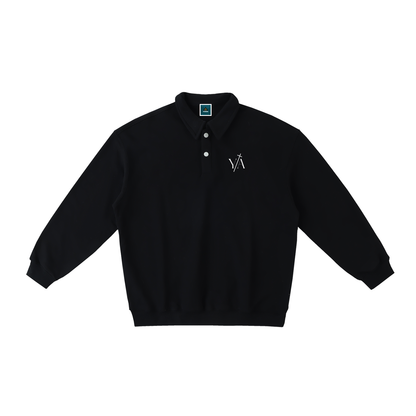 Heavyweight Polo-Collar Sweatshirt