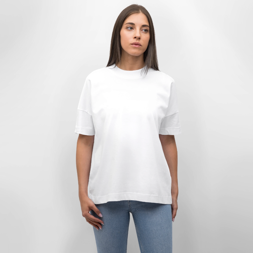 Oversized Unisex Organic T-shirt - white