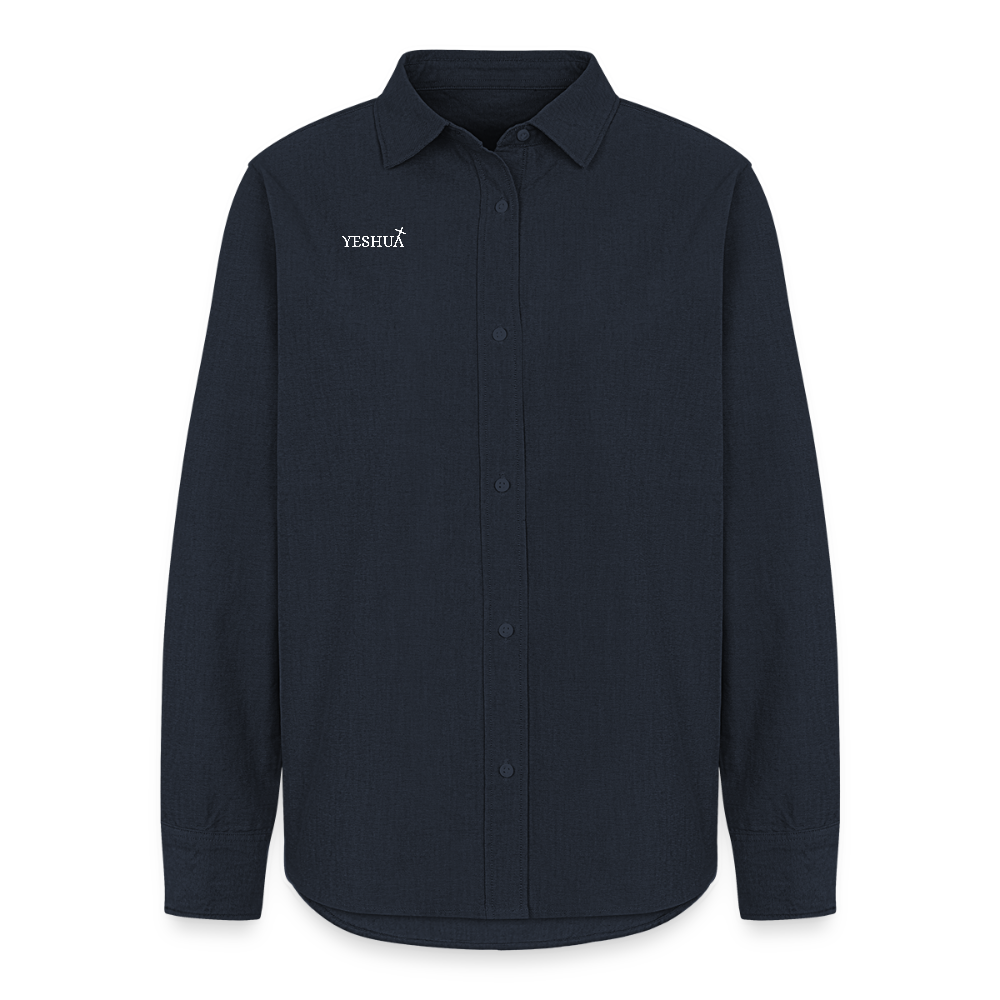 Women's Oxford Shirt - navy