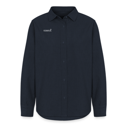 Women's Oxford Shirt - navy