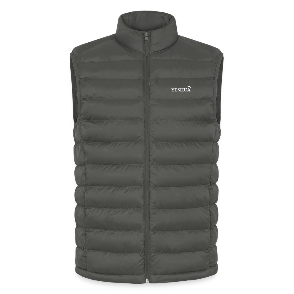 LIGHTWEIGHT Men's quilted gilet - anthracite