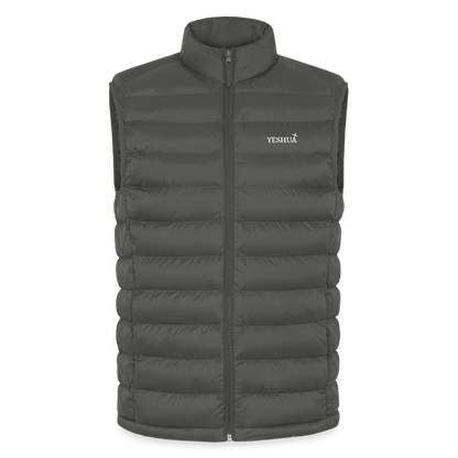 LIGHTWEIGHT Men's quilted gilet - anthracite