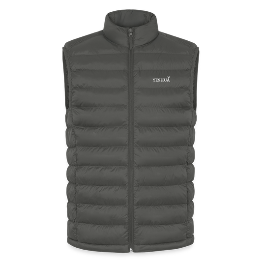 LIGHTWEIGHT Men's quilted gilet - anthracite