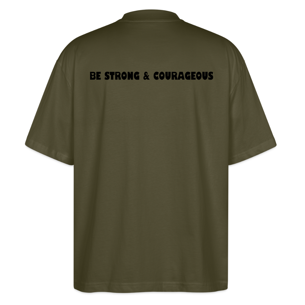 Oversized Unisex Organic T-shirt - khaki