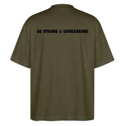 Oversized Unisex Organic T-shirt - khaki