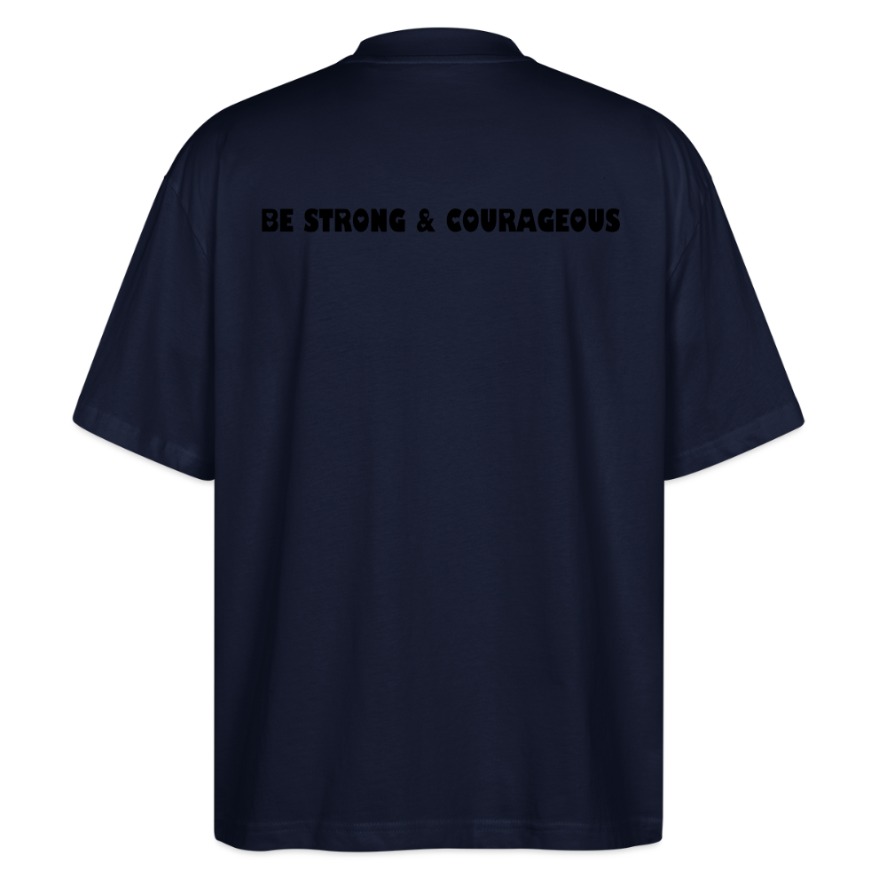 Oversized Unisex Organic T-shirt - navy