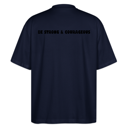 Oversized Unisex Organic T-shirt - navy