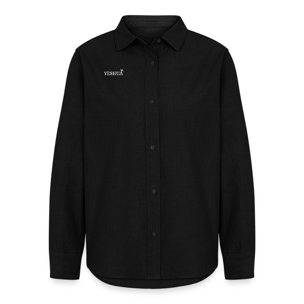 Women's Oxford Shirt - black