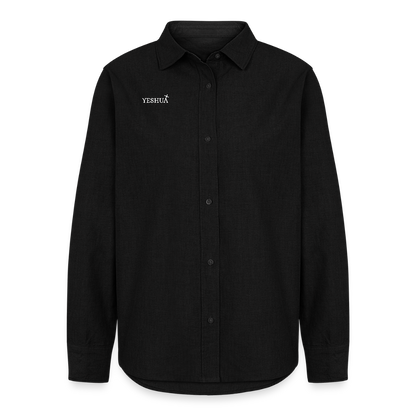 Women's Oxford Shirt - black