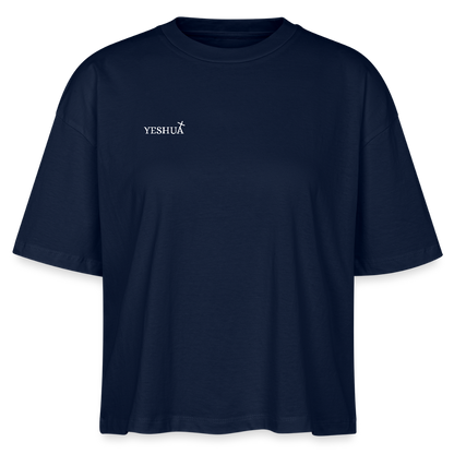 Women’s Boxy Organic T-Shirt - navy