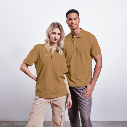Unisex Organic Polo Shirt - latte