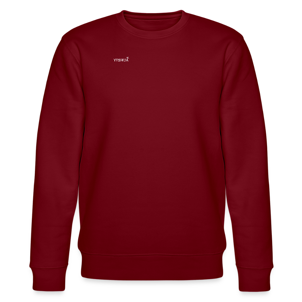 Unisex Organic Sweatshirt - burgundy