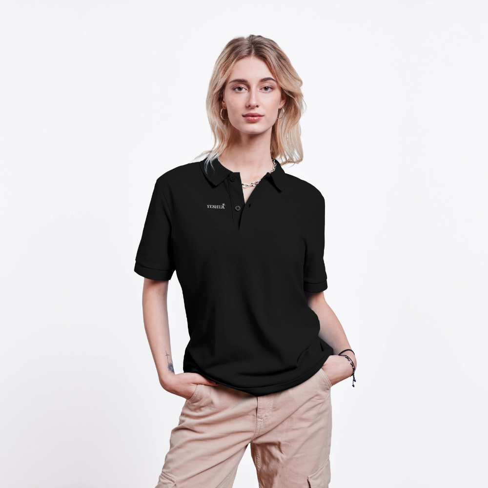 Unisex Organic Polo Shirt - black