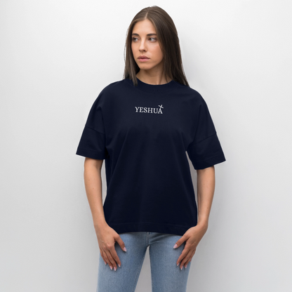 Oversized Unisex Organic T-shirt - navy