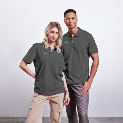 Unisex Organic Polo Shirt - anthracite
