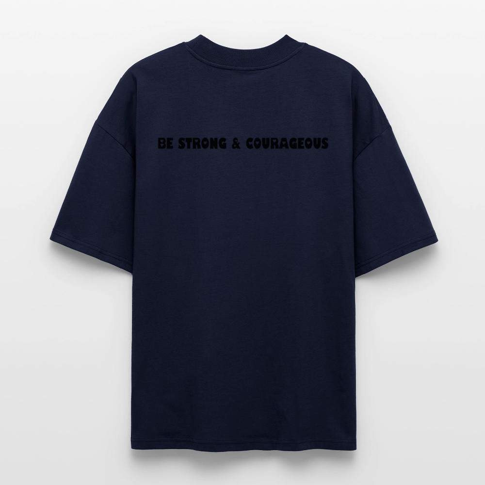 Oversized Unisex Organic T-shirt - navy