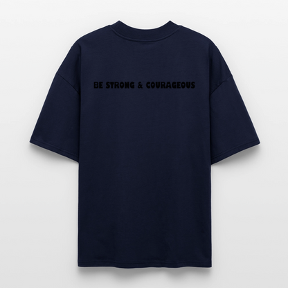 Oversized Unisex Organic T-shirt - navy