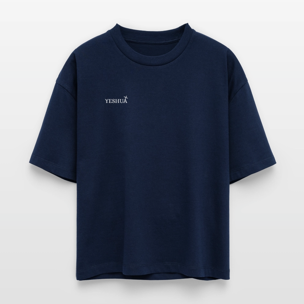 Women’s Boxy Organic T-Shirt - navy