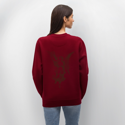 Unisex Organic Sweatshirt - burgundy