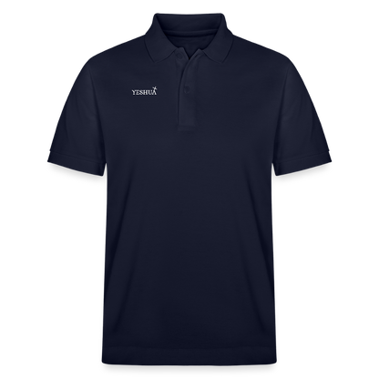 Unisex Organic Polo Shirt - navy
