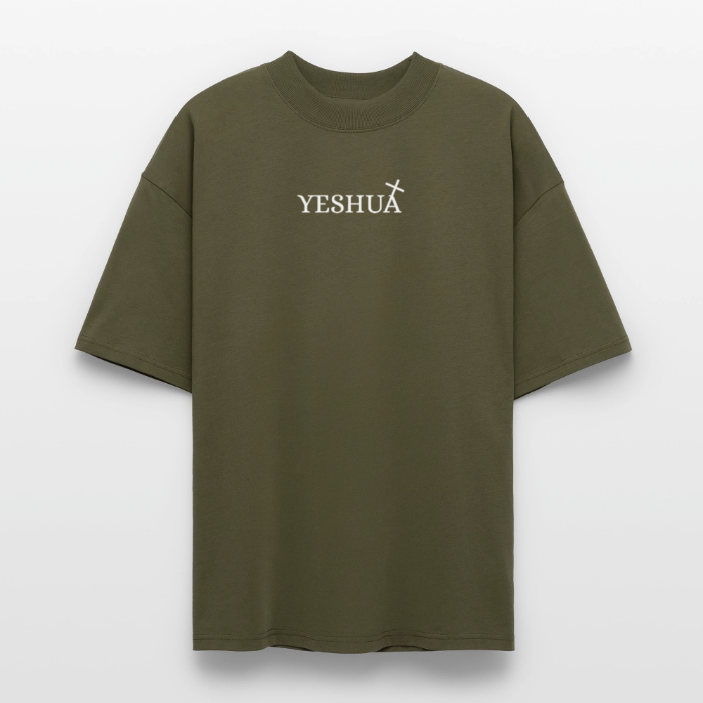 Oversized Unisex Organic T-shirt - khaki