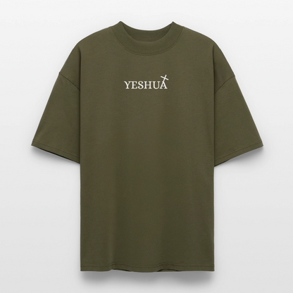 Oversized Unisex Organic T-shirt - khaki