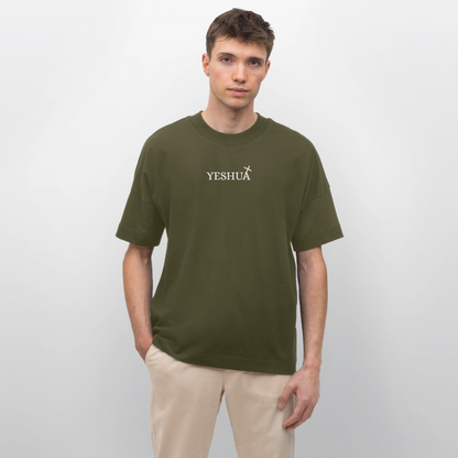 Oversized Unisex Organic T-shirt - khaki