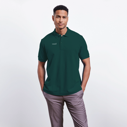 Unisex Organic Polo Shirt - glazed green