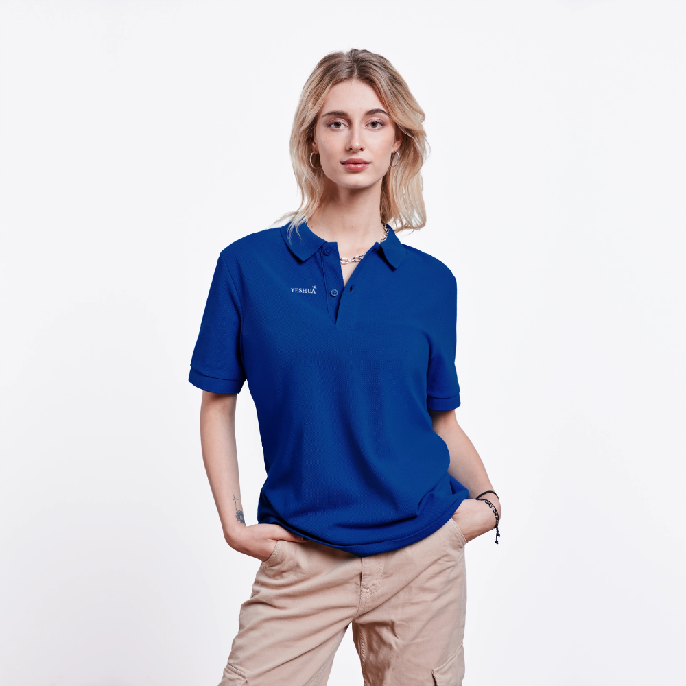 Unisex Organic Polo Shirt - majorelle blue