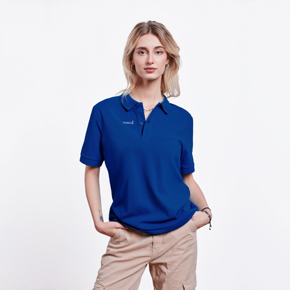Unisex Organic Polo Shirt - majorelle blue