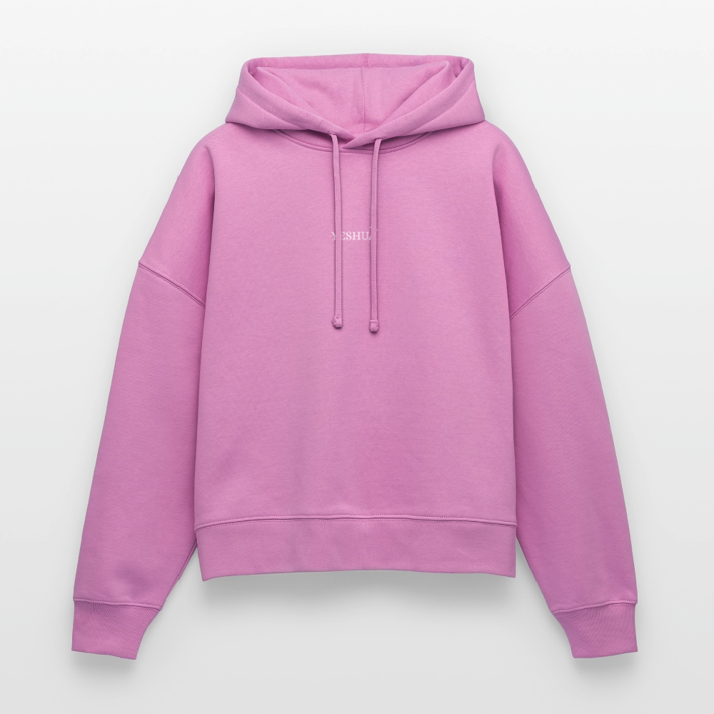 Boxy Women Organic Hoodie Nora - pink