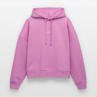 Boxy Women Organic Hoodie Nora - pink