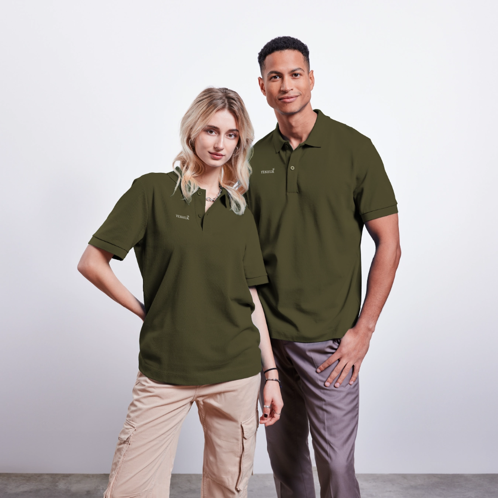 Unisex Organic Polo Shirt - khaki