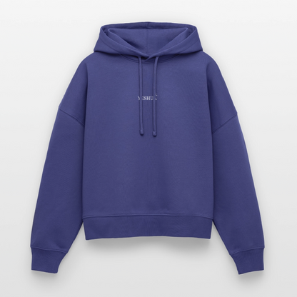 Boxy Women Organic Hoodie Nora - dusk