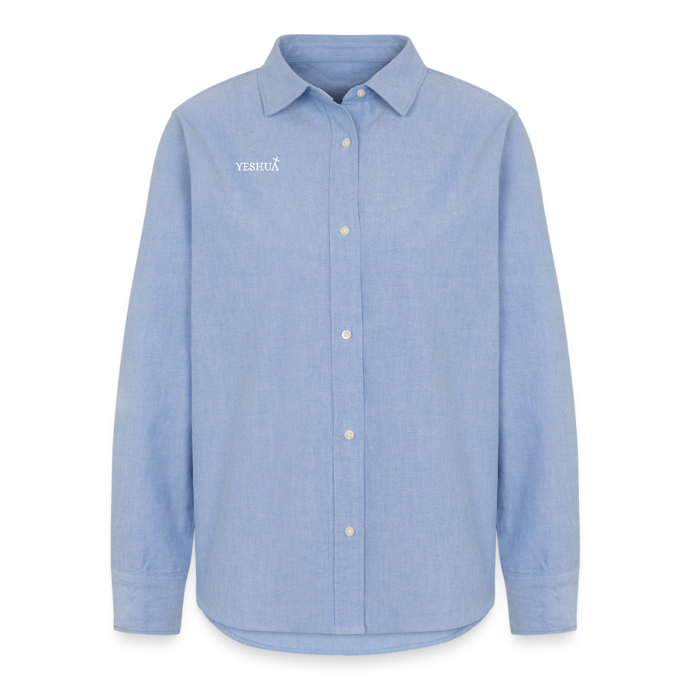 Women's Oxford Shirt - carolina blue
