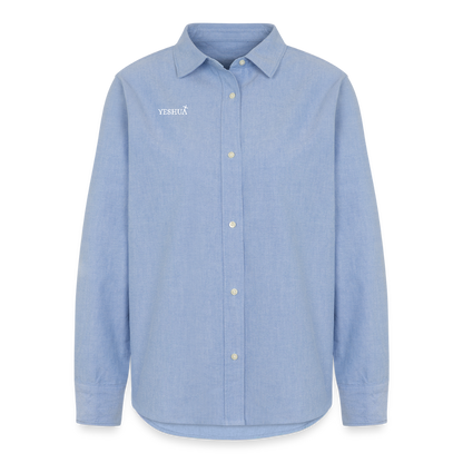 Women's Oxford Shirt - carolina blue