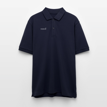 Unisex Organic Polo Shirt - navy