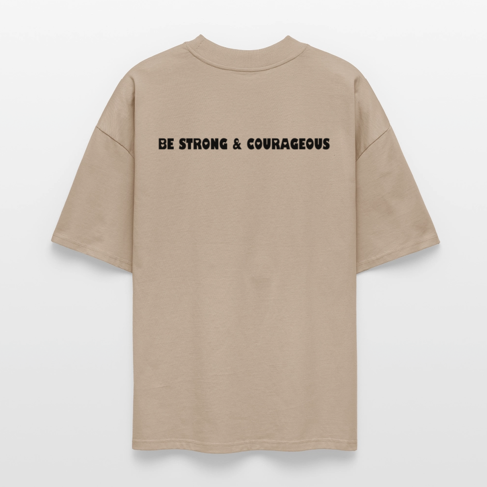 Oversized Unisex Organic T-shirt - stone