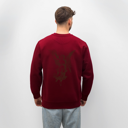 Unisex Organic Sweatshirt - burgundy
