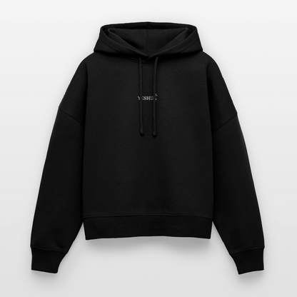 Boxy Women Organic Hoodie Nora - black