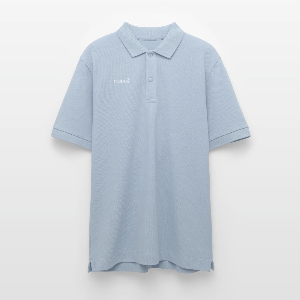 Unisex Organic Polo Shirt - sky blue