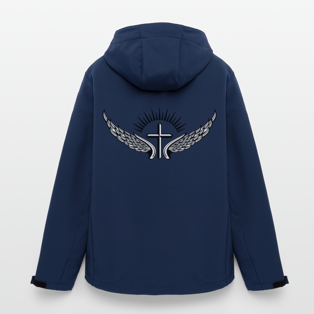 Men's Recycled Softshell Jacket - navy