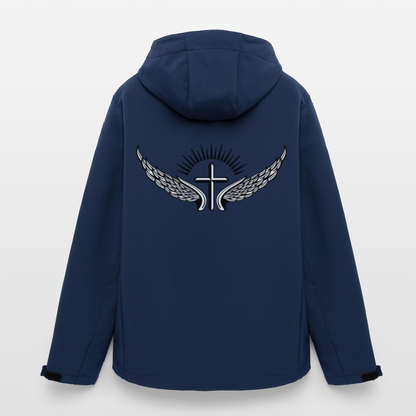 Men's Recycled Softshell Jacket - navy