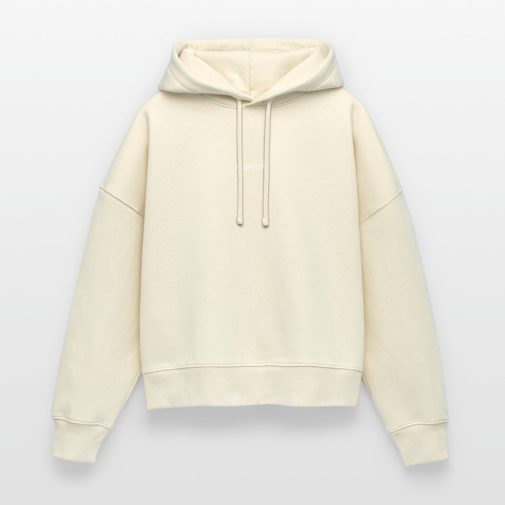 Boxy Women Organic Hoodie Nora - natural raw