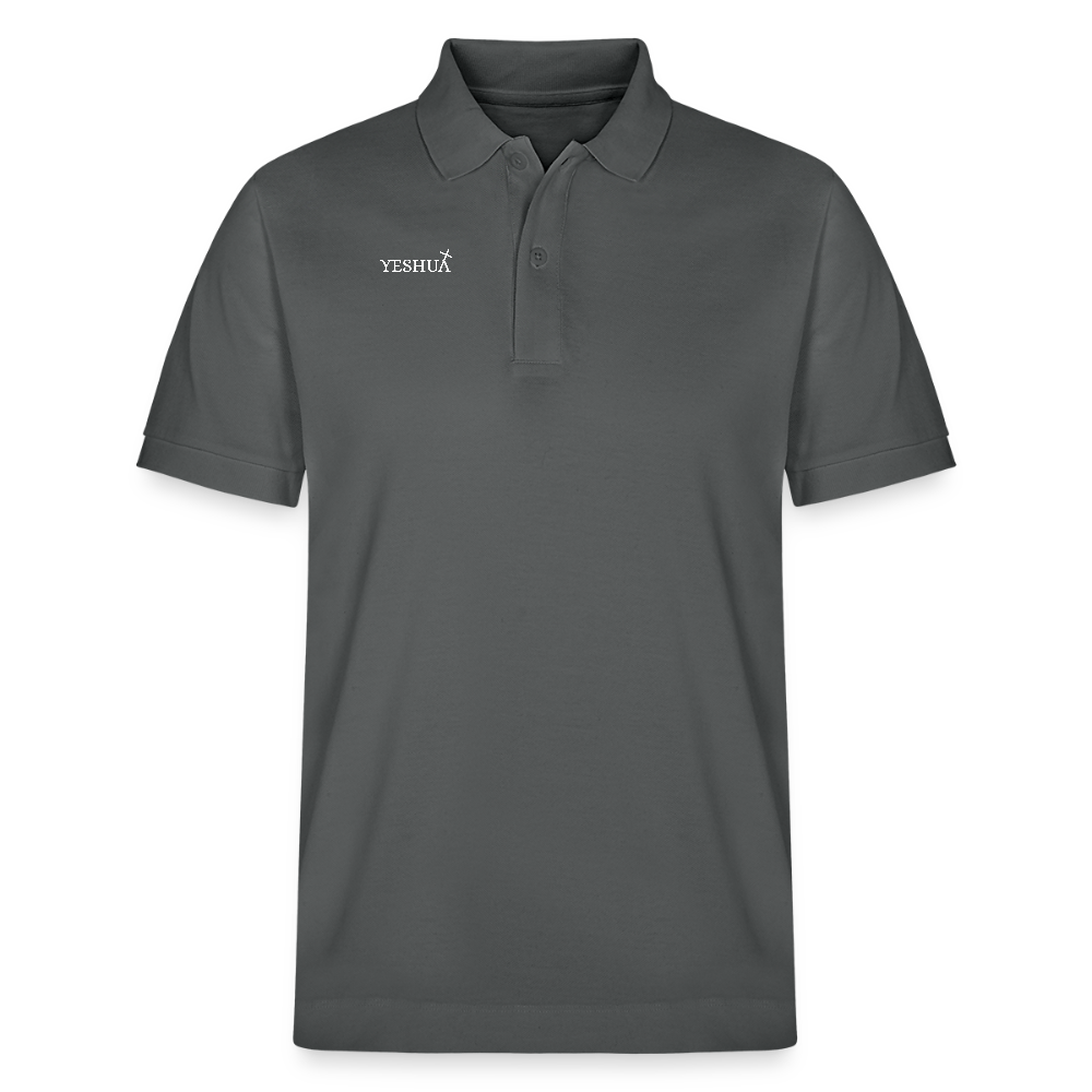 Unisex Organic Polo Shirt - anthracite
