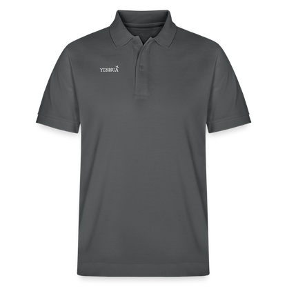 Unisex Organic Polo Shirt - anthracite