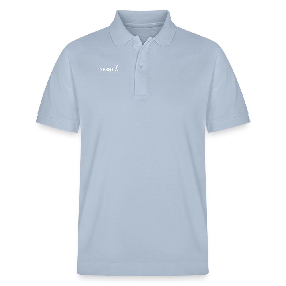Unisex Organic Polo Shirt - sky blue